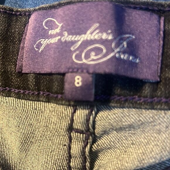 NYDJ Women’s Black Bootcut Lift tuck Technology Jeans sz 8 - Picture 12 of 13